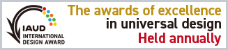 Banner:IAUD International Design Award Heald annually