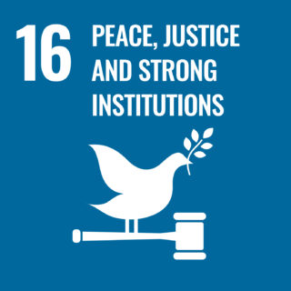 GOAL 16: PEACE, JUSTICE AND STRONG INSTITUTIONS