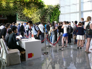 Photo: The Registration Counter at the Lobby of Hotel ICON