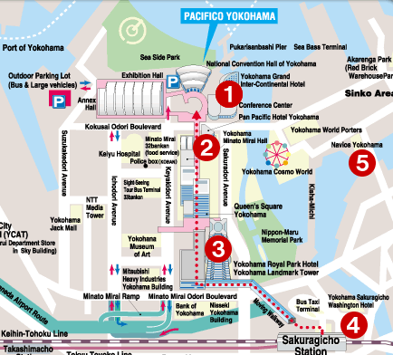 Hotel map