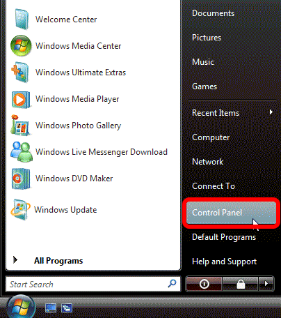 Figure: Operation figure of step2 for Windows Vista