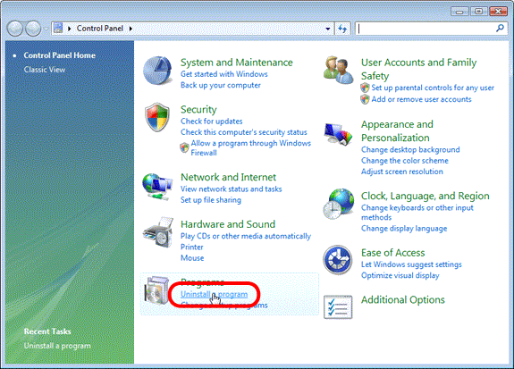 Figure: Operation figure of step3 for Windows Vista