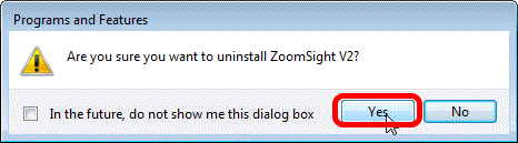 Figure: Operation figure of step6 for Windows Vista