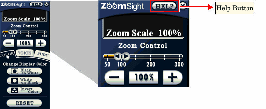 Figure: Control Panel - Explanation of the Operation Guide function